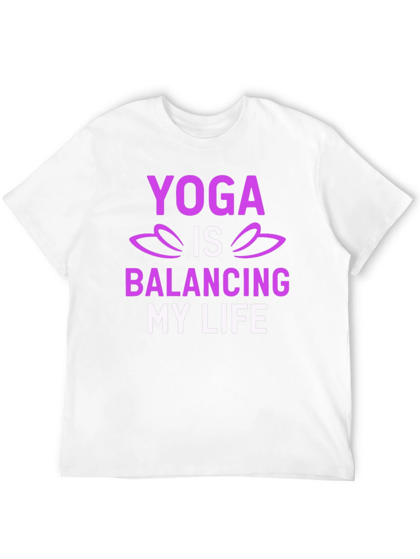 Yoga Balancing Life T-Shirt - Lotus Design