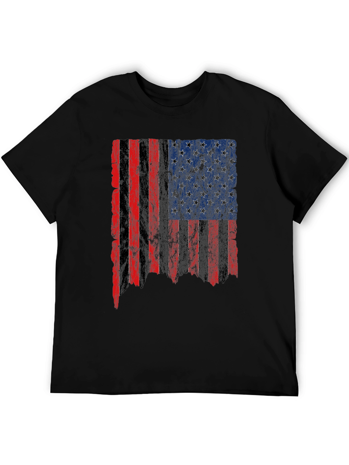 Distressed American Flag Graphic Tee