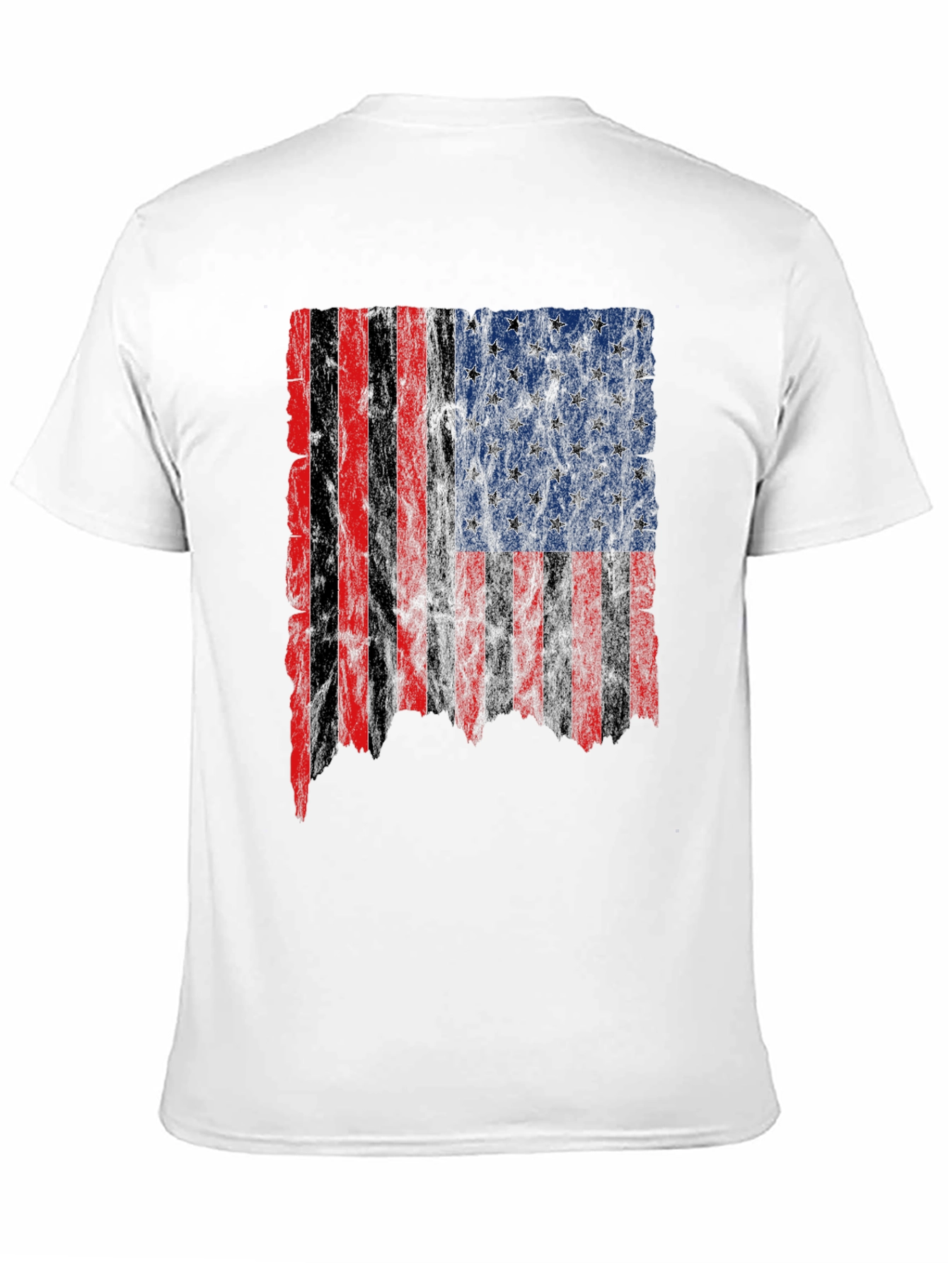 Distressed American Flag Graphic Tee