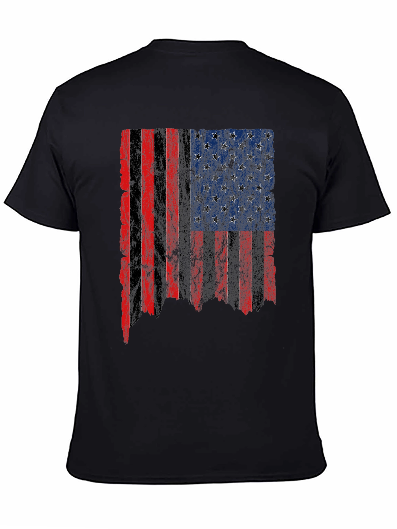 Distressed American Flag Graphic Tee