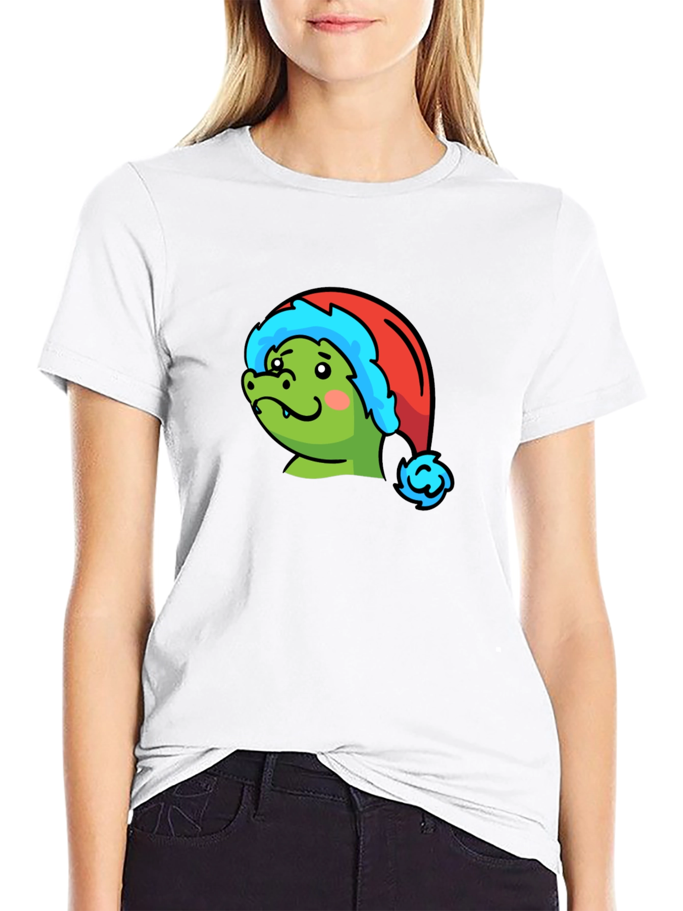 Festive Dino Tee - Holiday Apparel