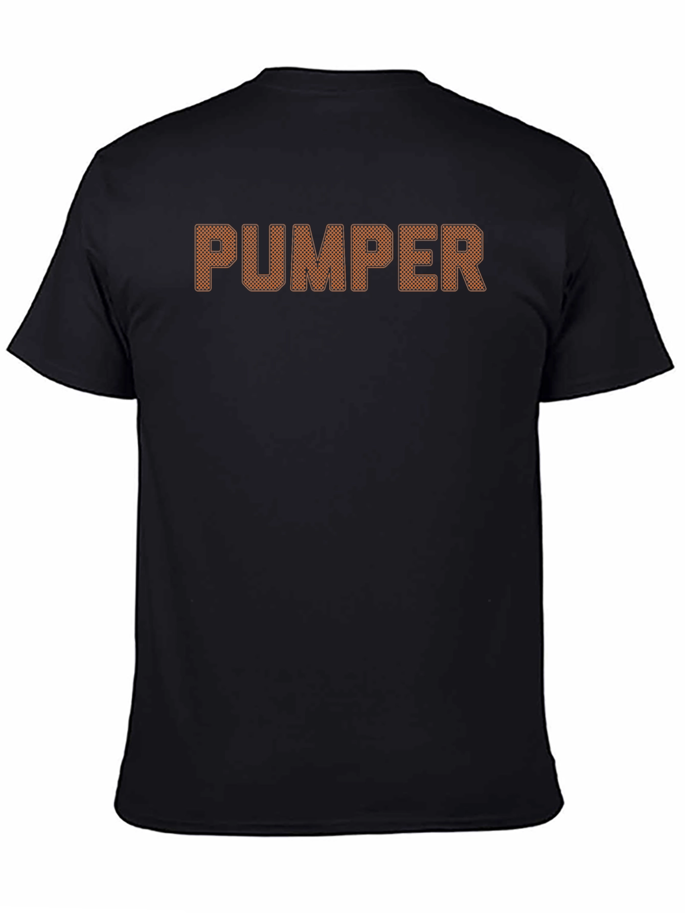 PUMPER Graphic Tee - Black Crew Neck T-Shirt