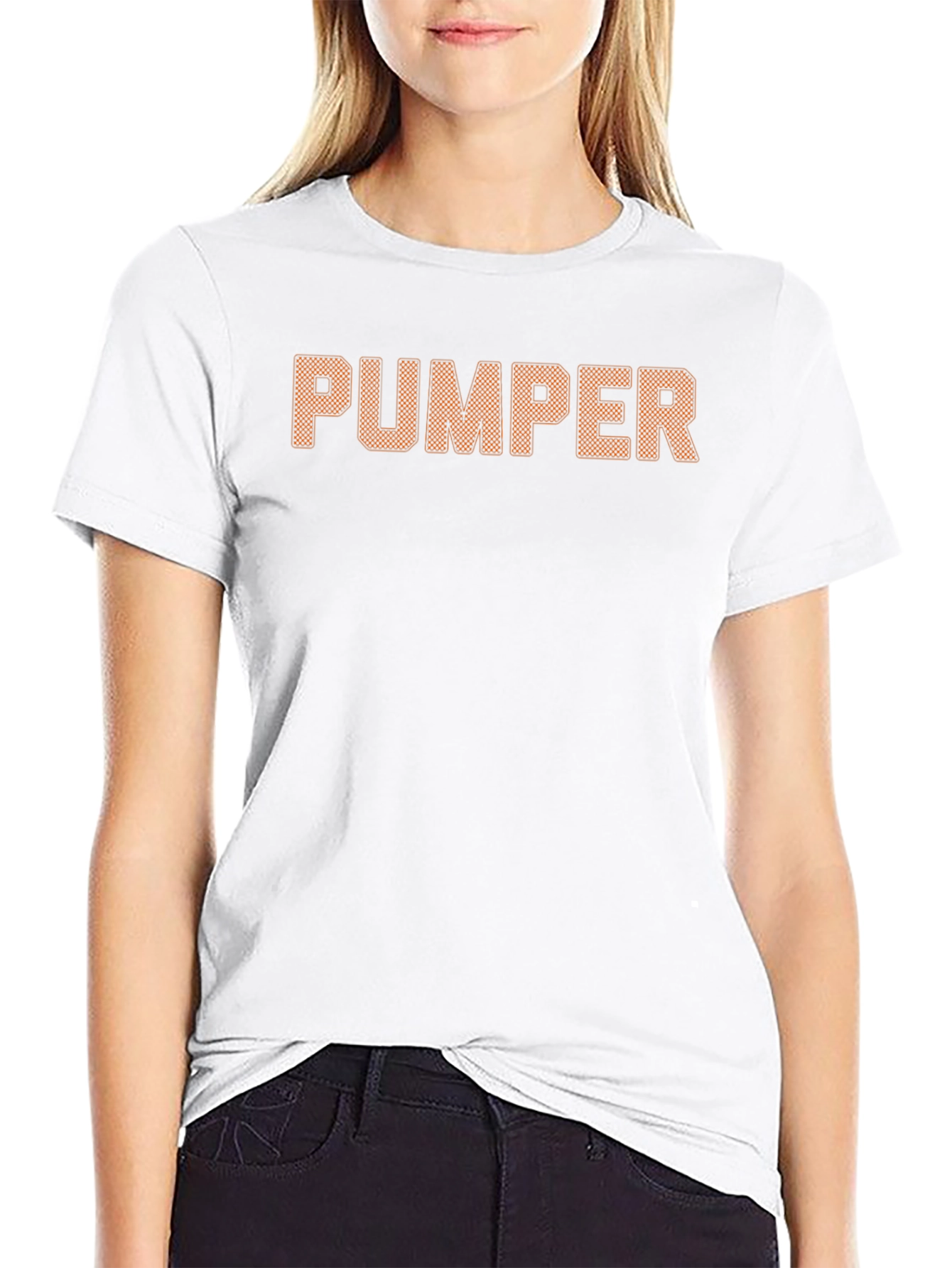 PUMPER Graphic Tee - Black Crew Neck T-Shirt