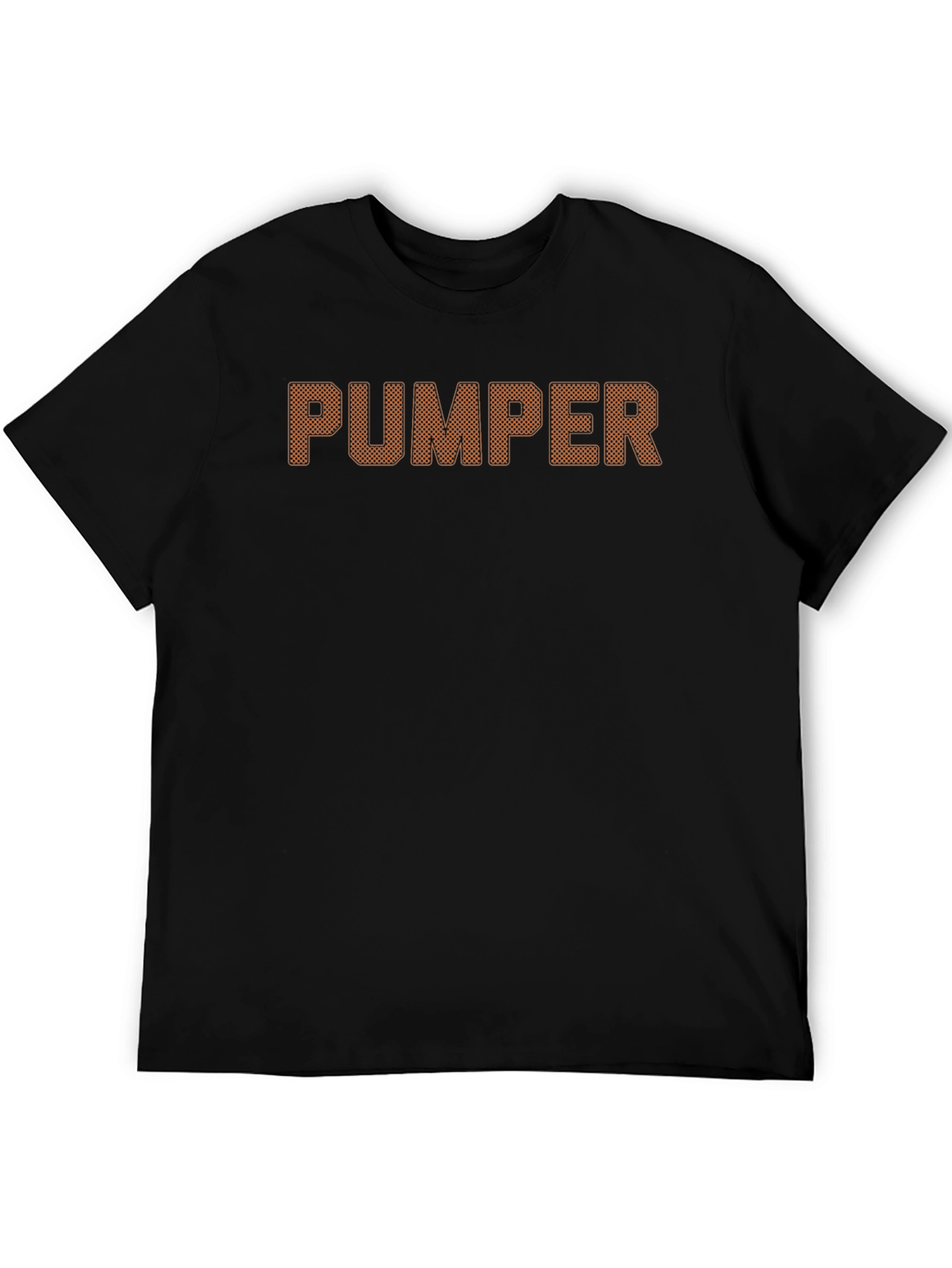 PUMPER Graphic Tee - Black Crew Neck T-Shirt