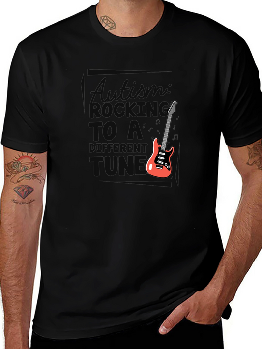 Autism Awareness Rocking to a Different Tune T-Shirt