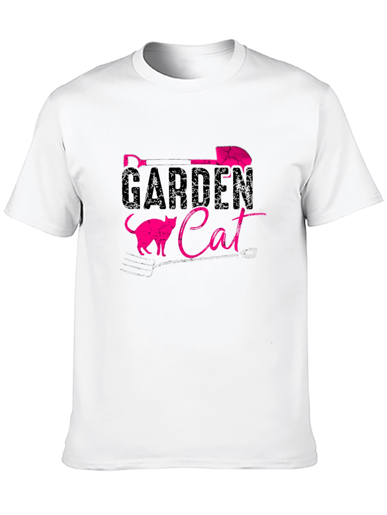 Gardener Cat Graphic T-Shirt
