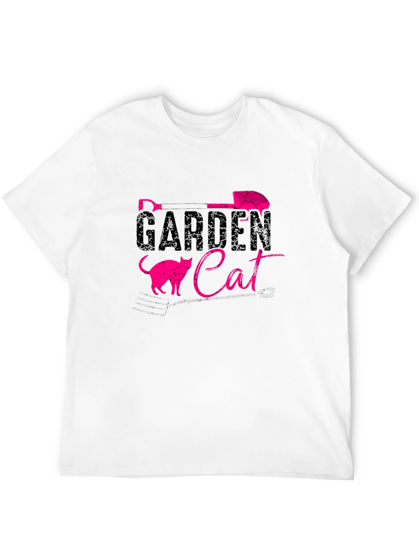 Gardener Cat Graphic T-Shirt
