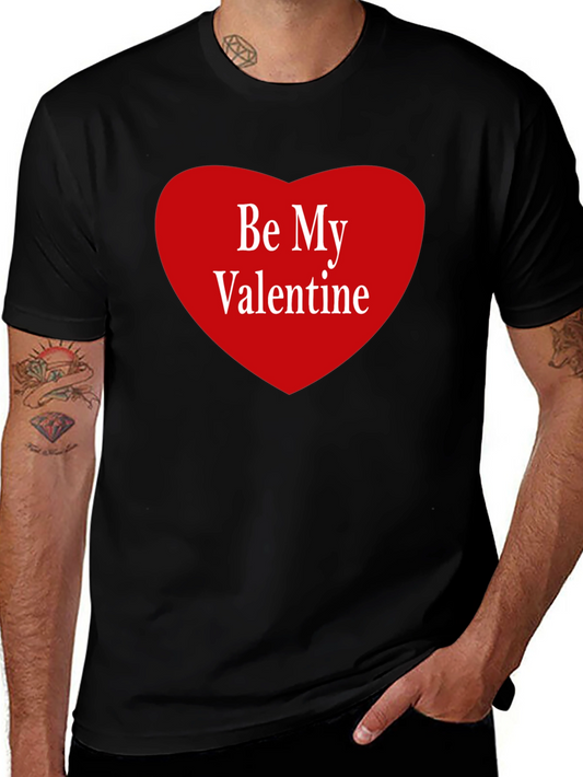 Be My Valentine Graphic Tee - Black
