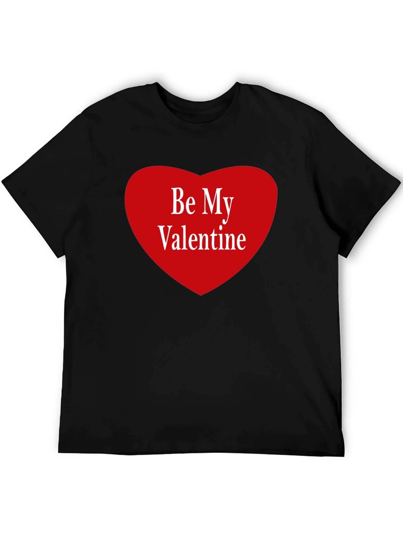 Be My Valentine Graphic Tee - Black