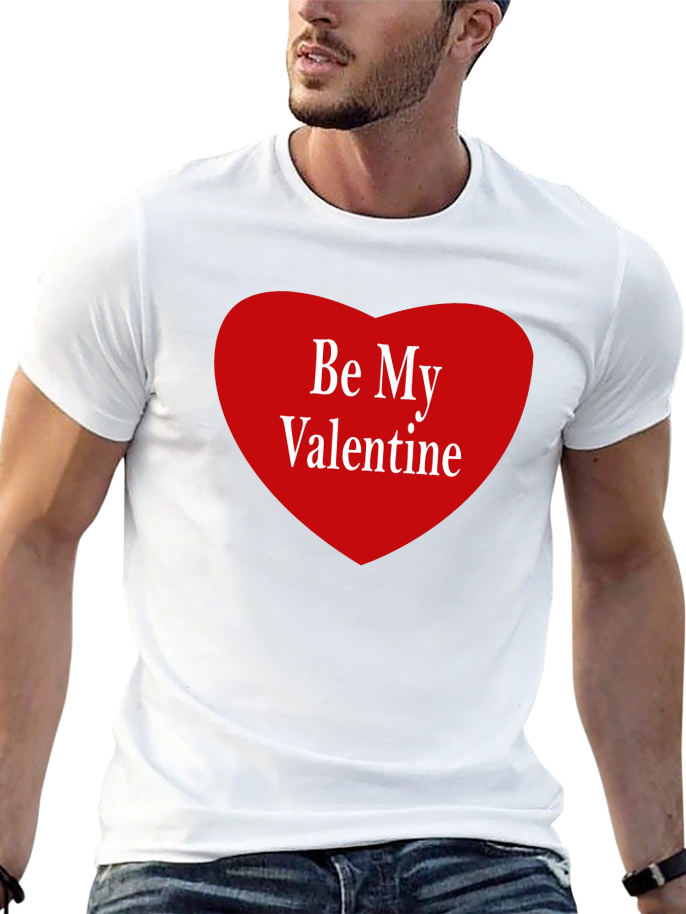 Be My Valentine Graphic Tee - Black