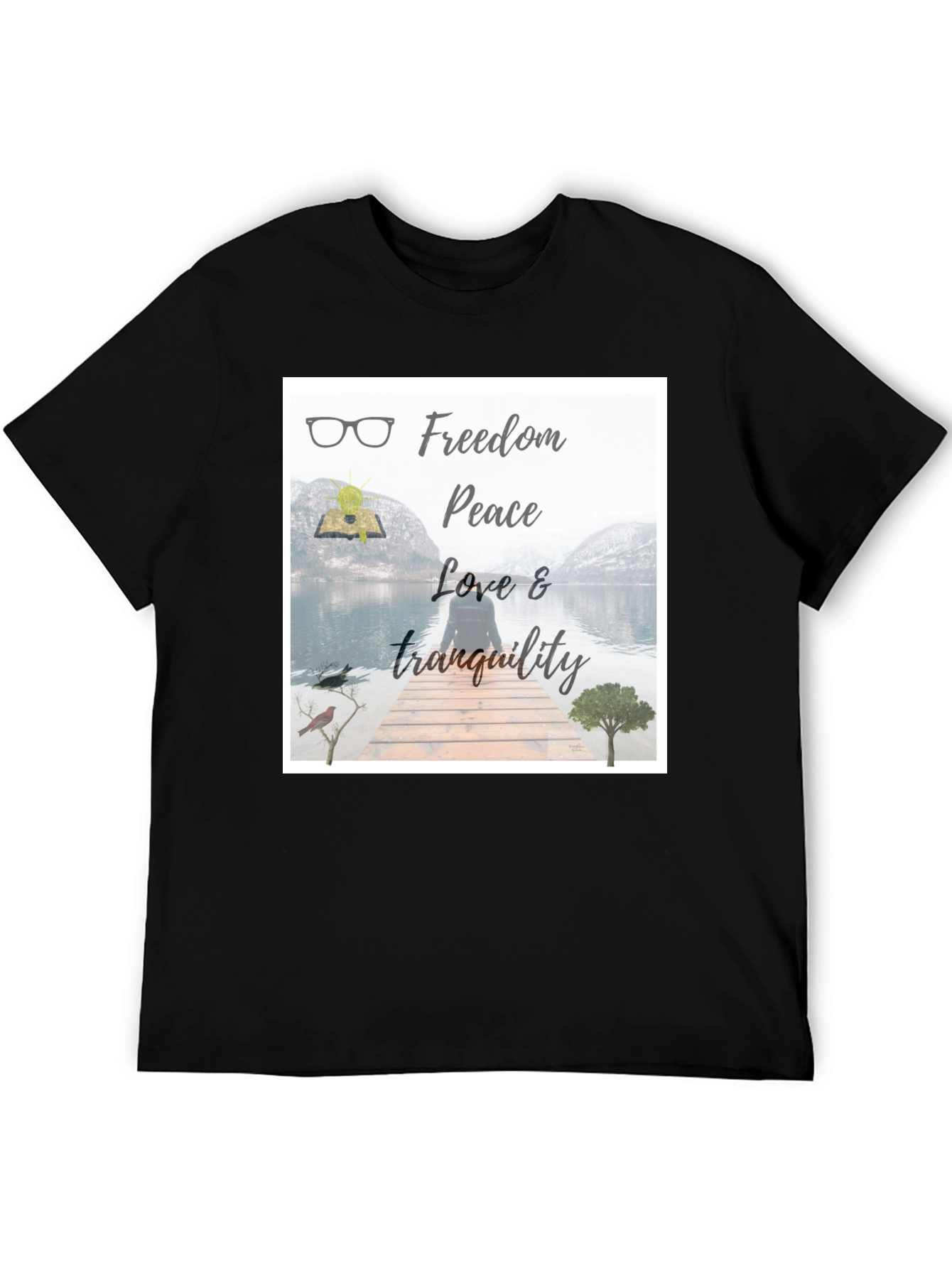 Freedom & Peace T-Shirt: Nature Inspired Design