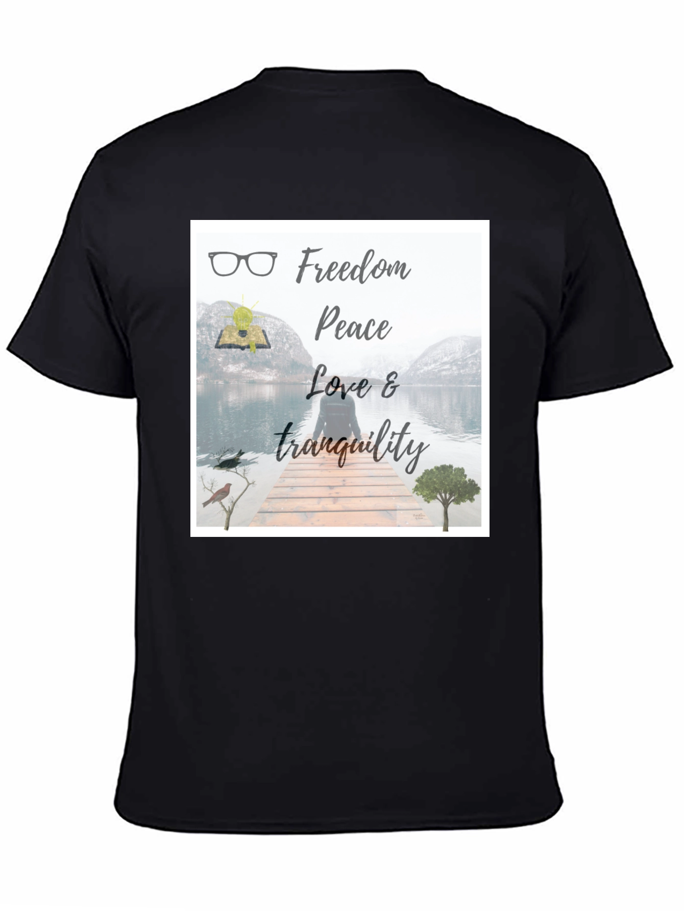 Freedom & Peace T-Shirt: Nature Inspired Design