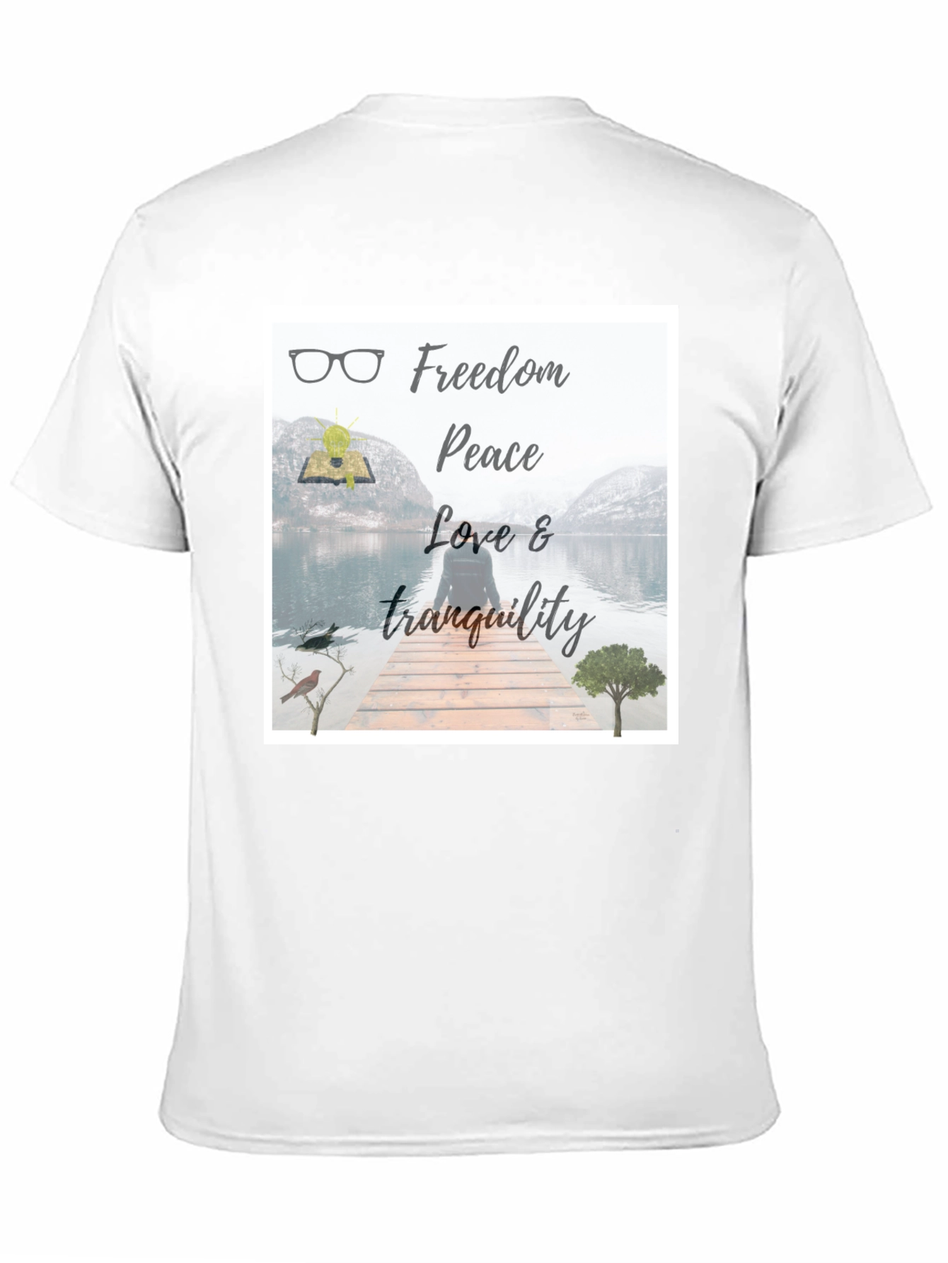 Freedom & Peace T-Shirt: Nature Inspired Design