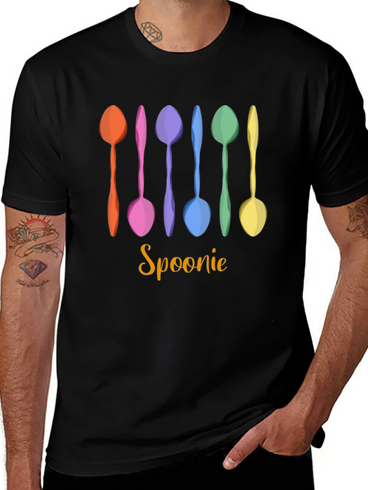 Spoonie T-Shirt - Colorful Spoon Design
