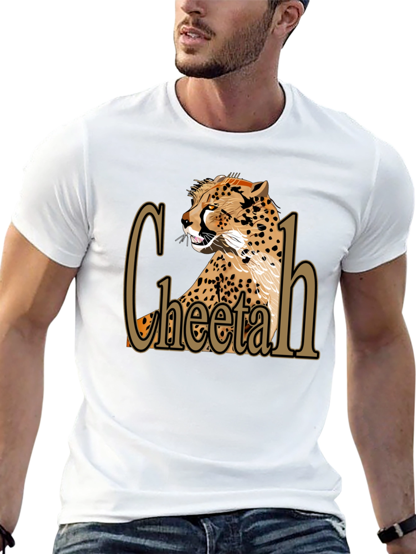 Cheetah Graphic T-Shirt - Bold & Stylish