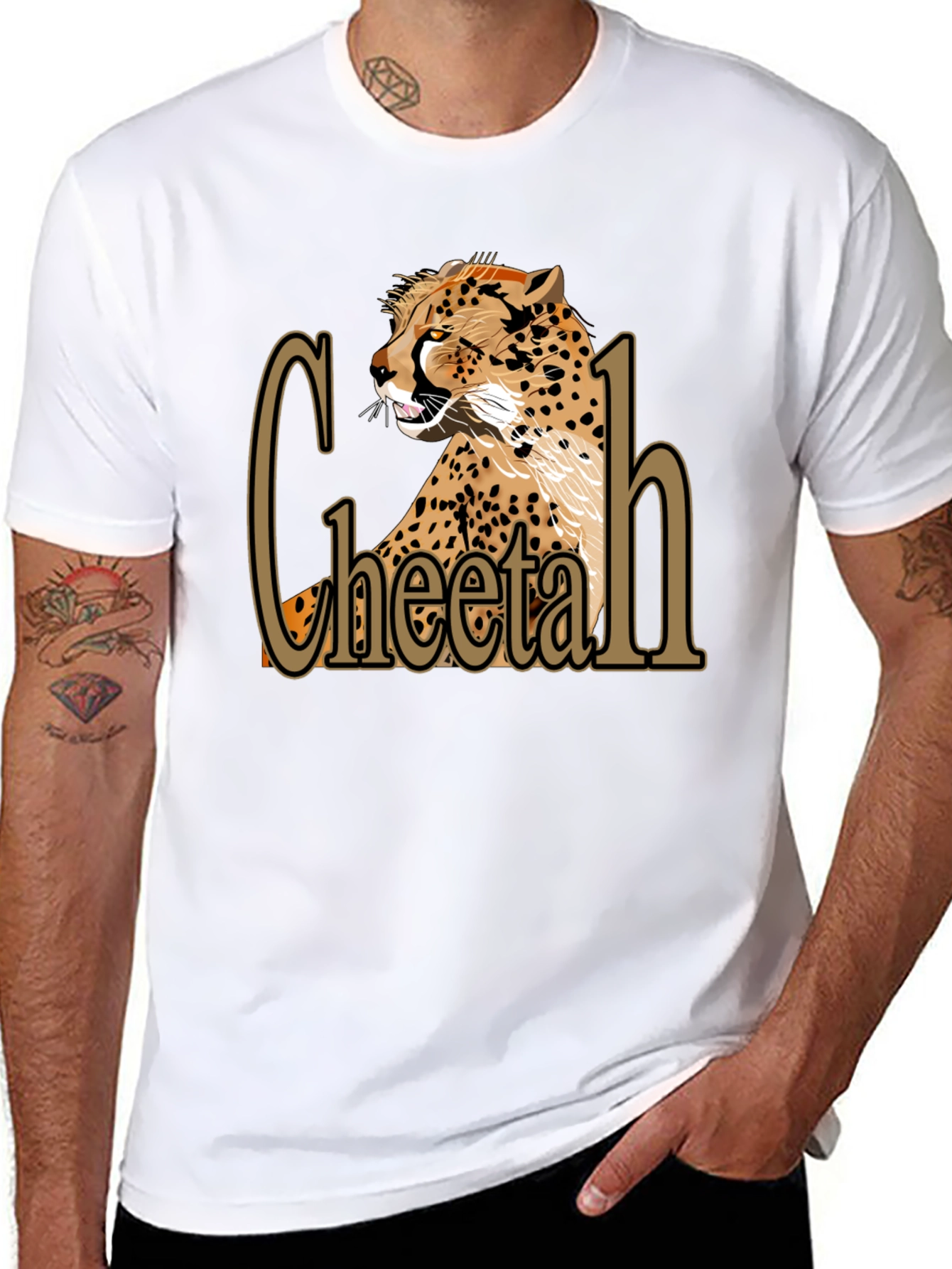 Cheetah Graphic T-Shirt - Bold & Stylish