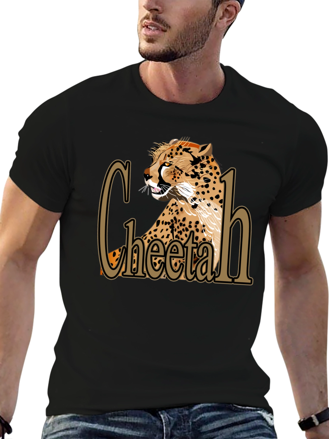 Cheetah Graphic T-Shirt - Bold & Stylish