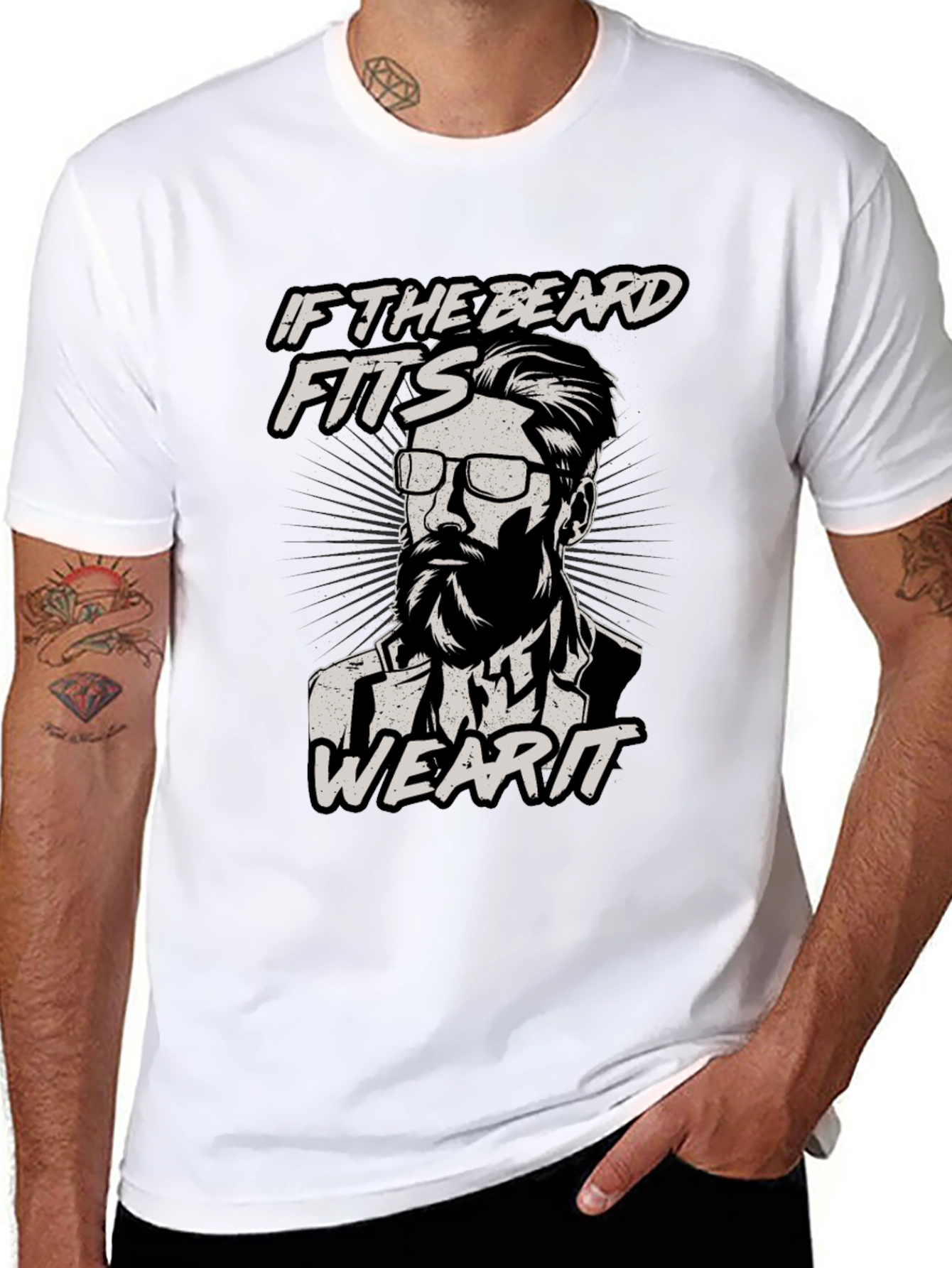 If The Beard Fits Wear It T-Shirt
