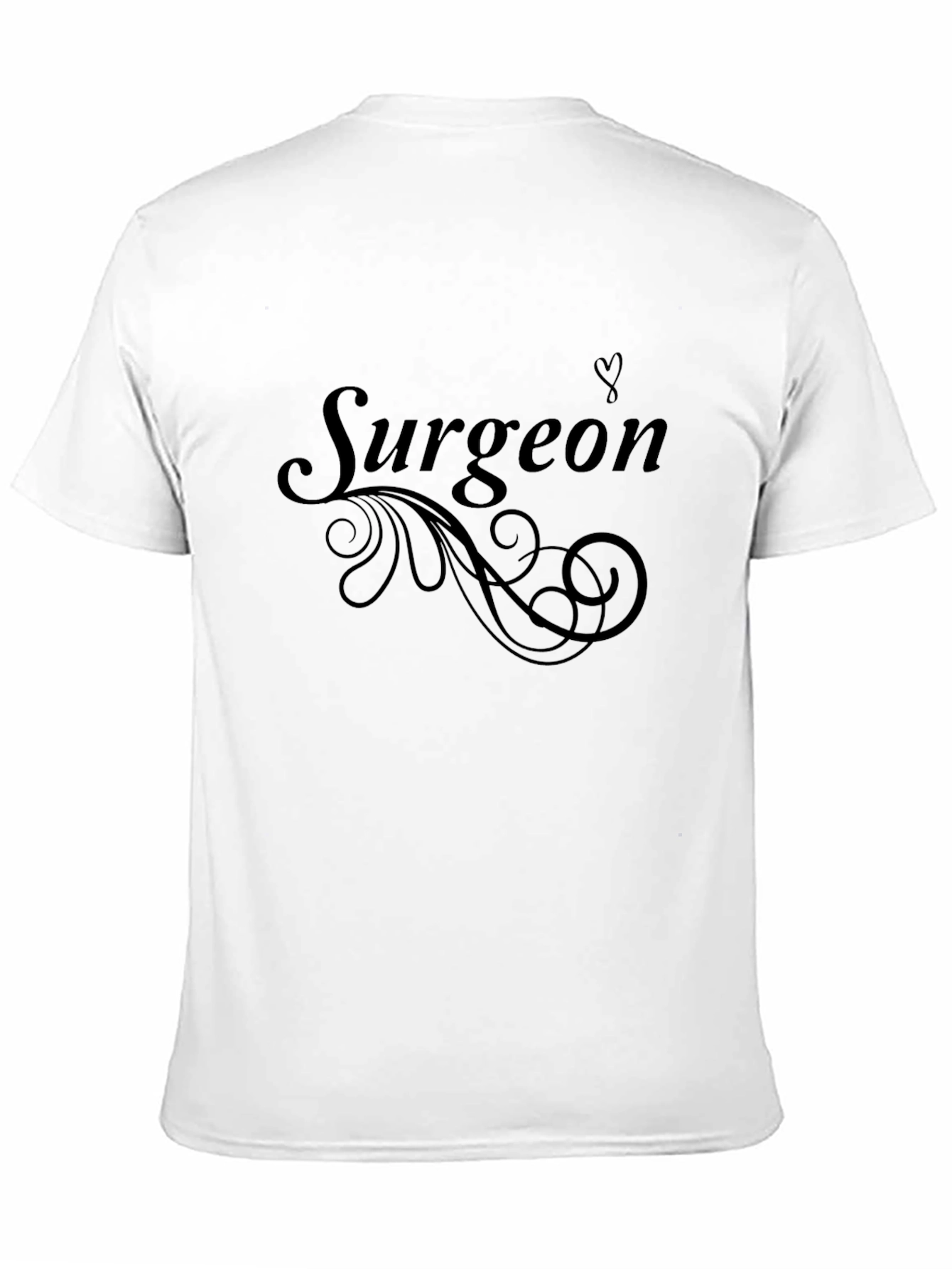 Surgeon Swirl Graphic Tee - Comfortable Black T-Shirt