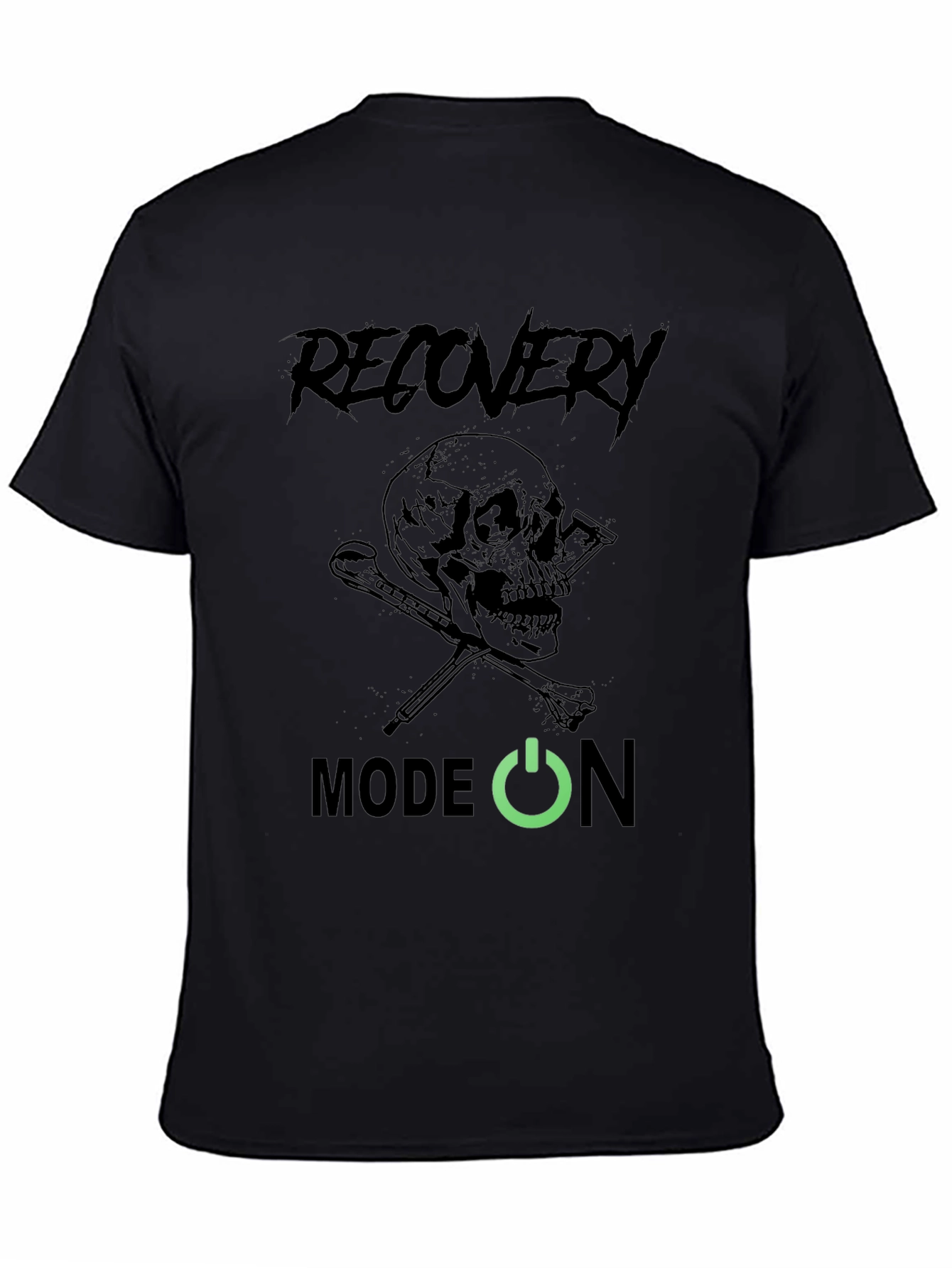 Recovery Mode On Skull Graphic Tee