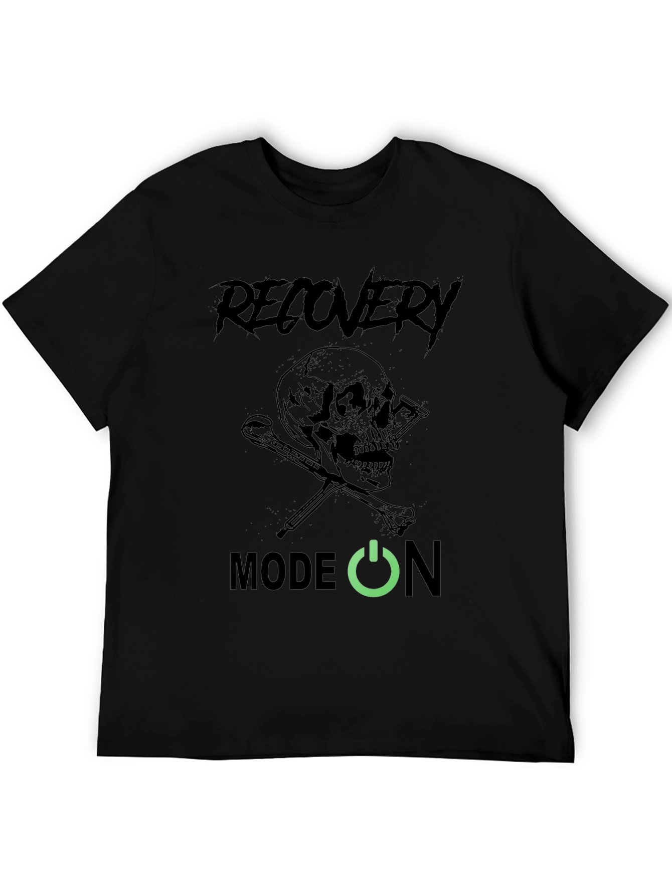 Recovery Mode On Skull Graphic Tee