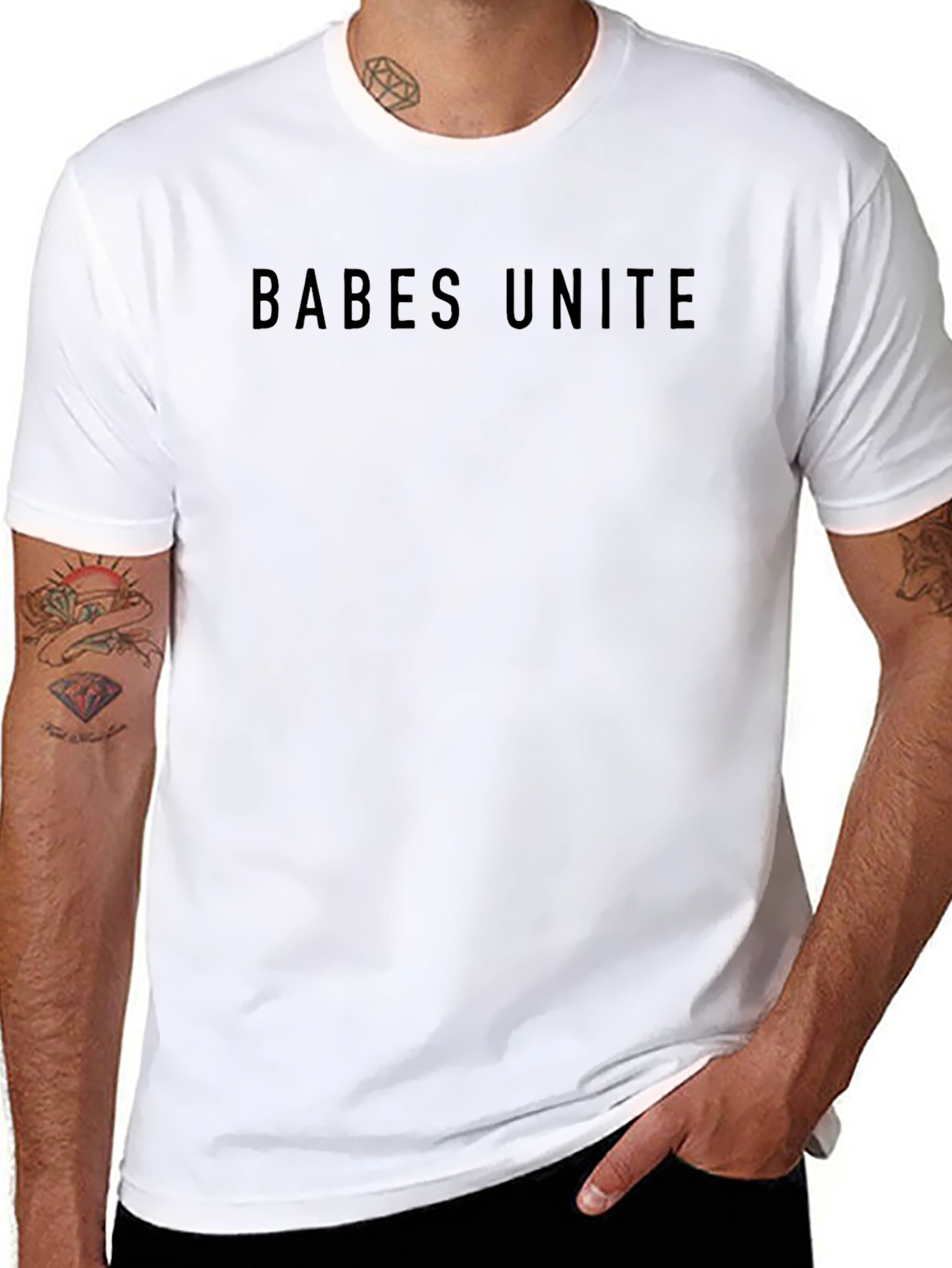 Babes Unite Black Graphic Tee