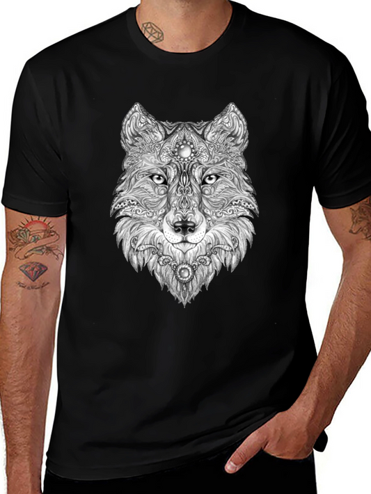 Wolf Graphic Print Tee