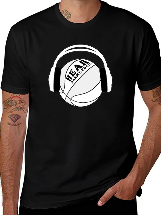 Hear Basketball Black T-Shirt