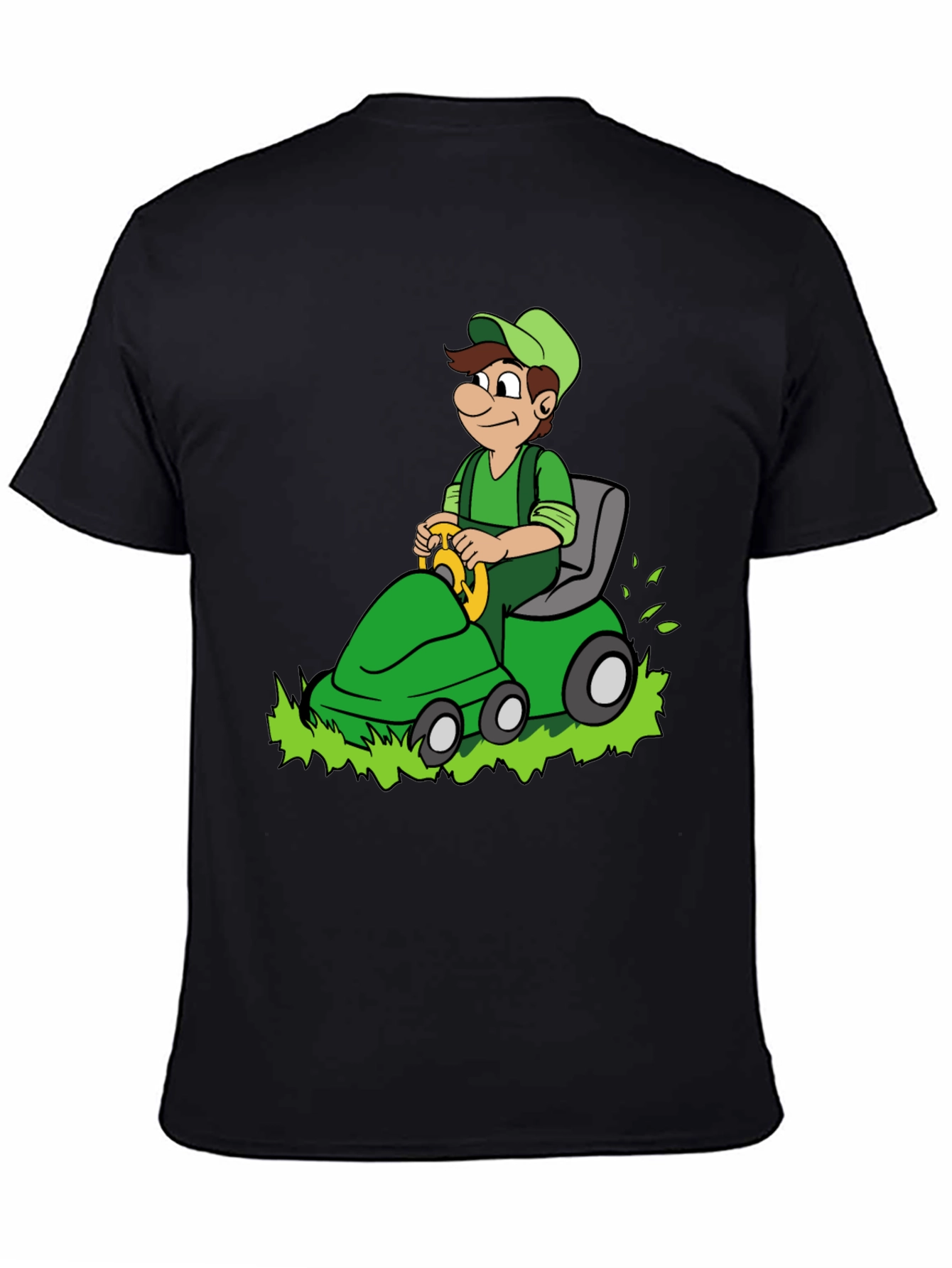 Funny Cartoon Lawn Mower T-Shirt