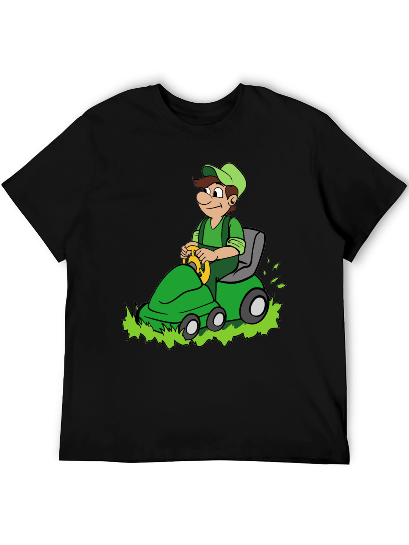 Funny Cartoon Lawn Mower T-Shirt