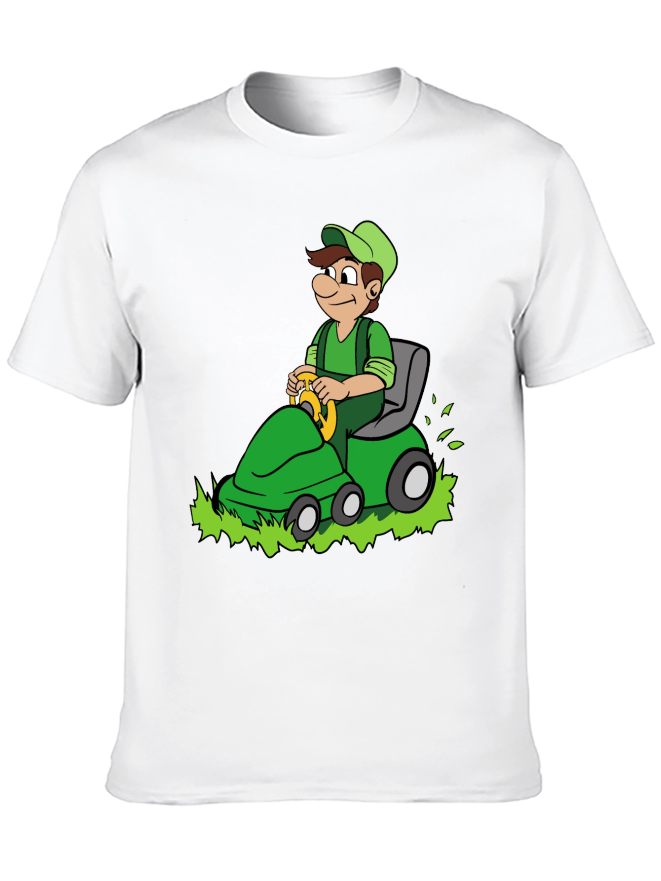Funny Cartoon Lawn Mower T-Shirt