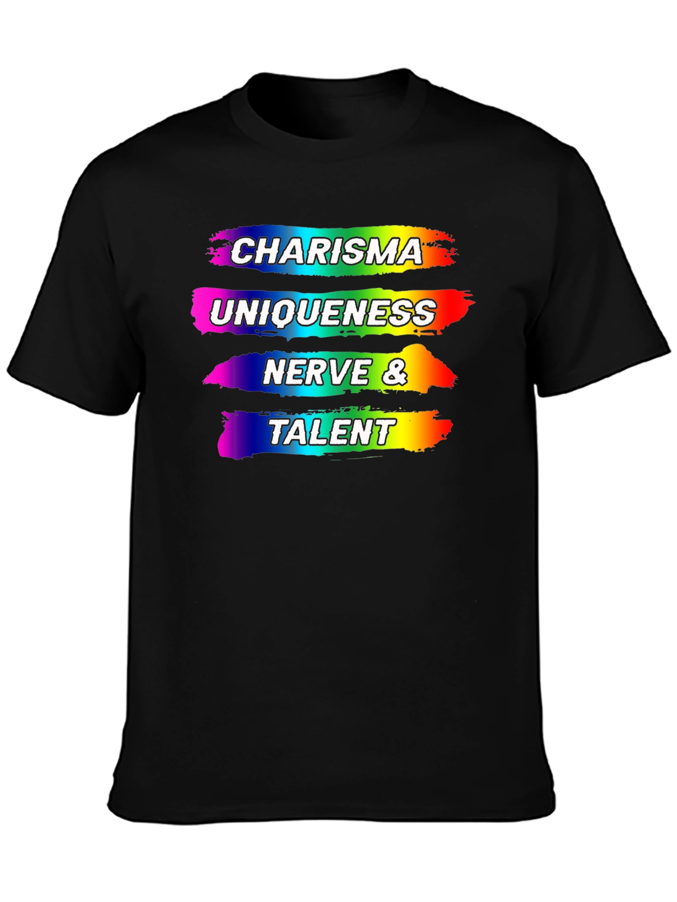 Charisma Uniqueness Nerve Talent Rainbow Pride T-Shirt