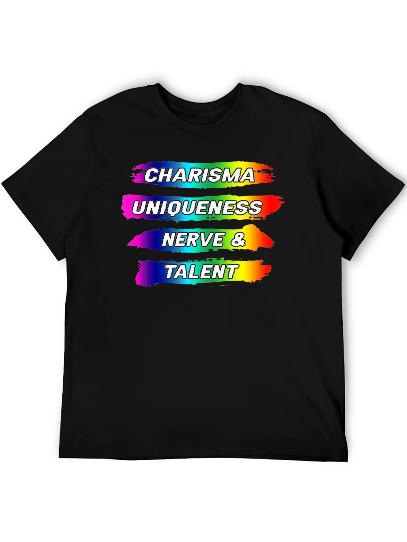 Charisma Uniqueness Nerve Talent Rainbow Pride T-Shirt