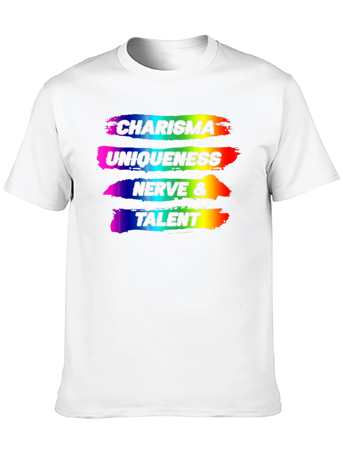 Charisma Uniqueness Nerve Talent Rainbow Pride T-Shirt