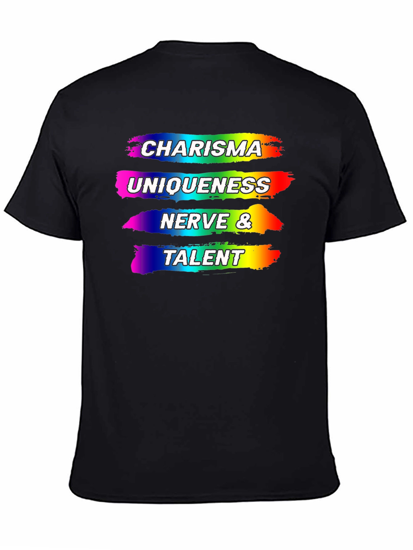 Charisma Uniqueness Nerve Talent Rainbow Pride T-Shirt