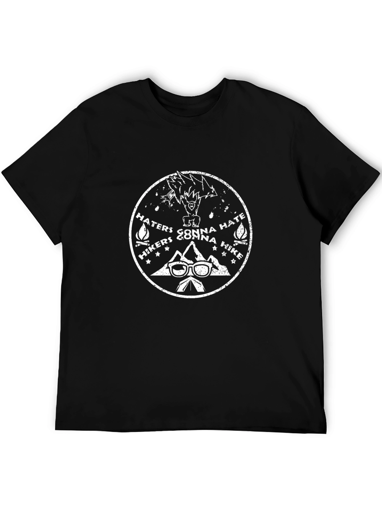Haters Gonna Hate Hikers Gonna Hike Graphic Tee