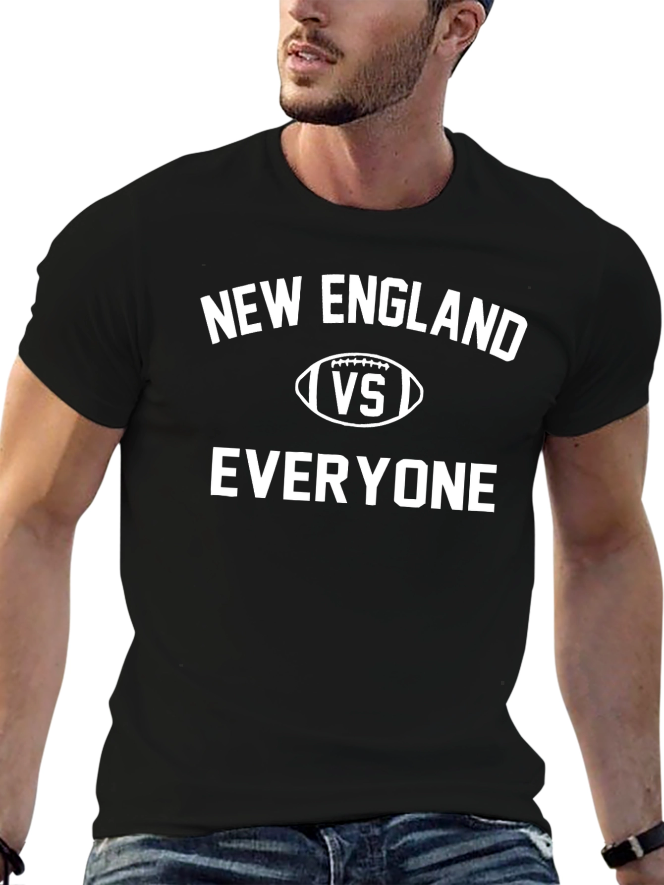 New England vs Everyone Graphic T-Shirt