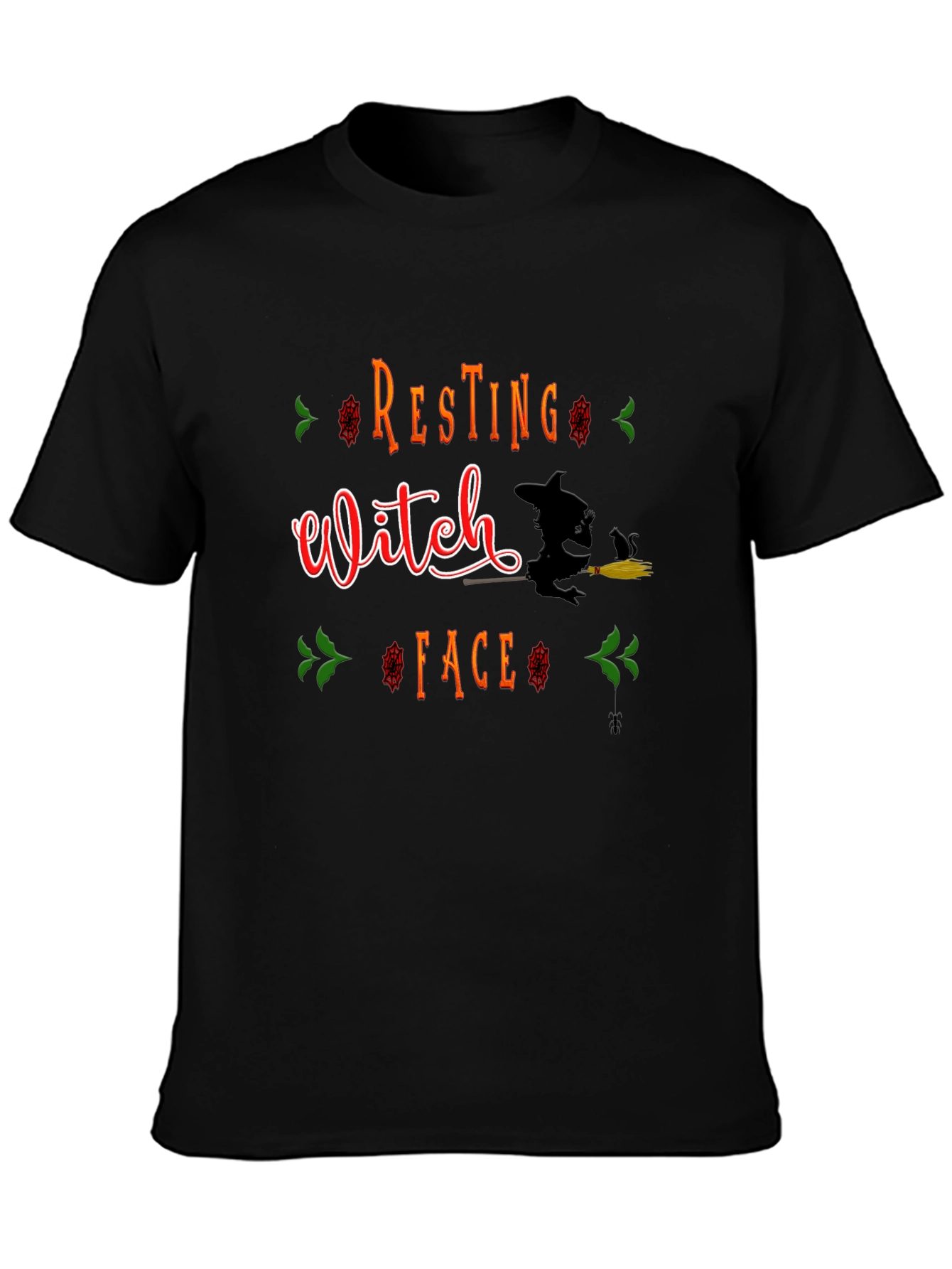 Resting Witch Face Halloween T-Shirt