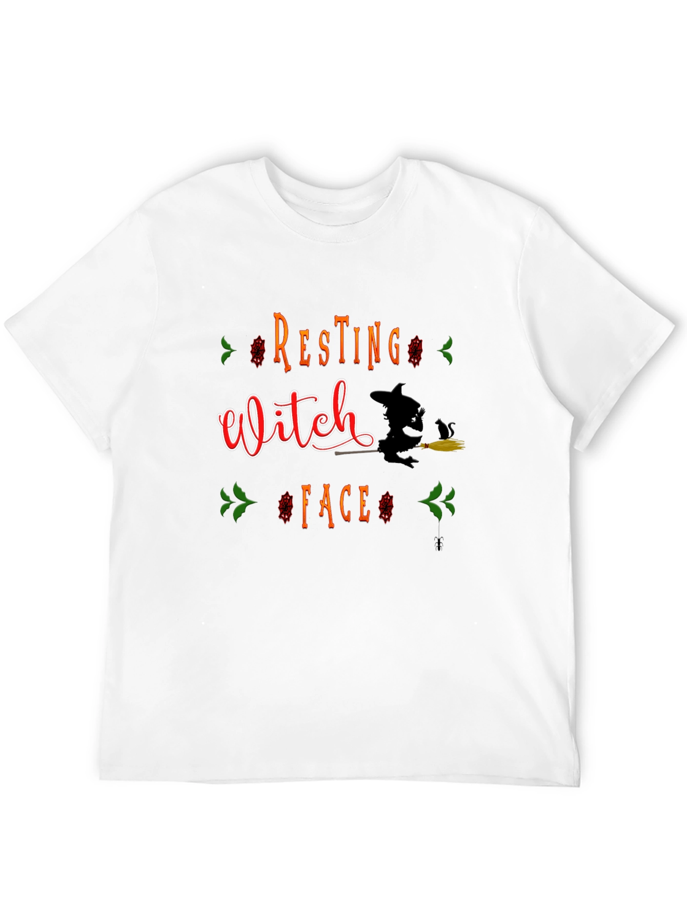 Resting Witch Face Halloween T-Shirt