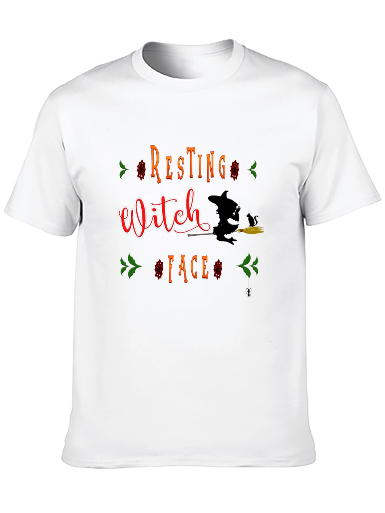 Resting Witch Face Halloween T-Shirt