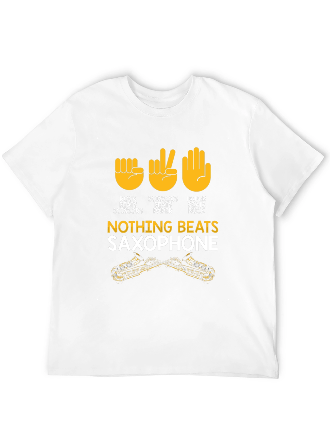 Rock Paper Scissors Saxophone T-Shirt