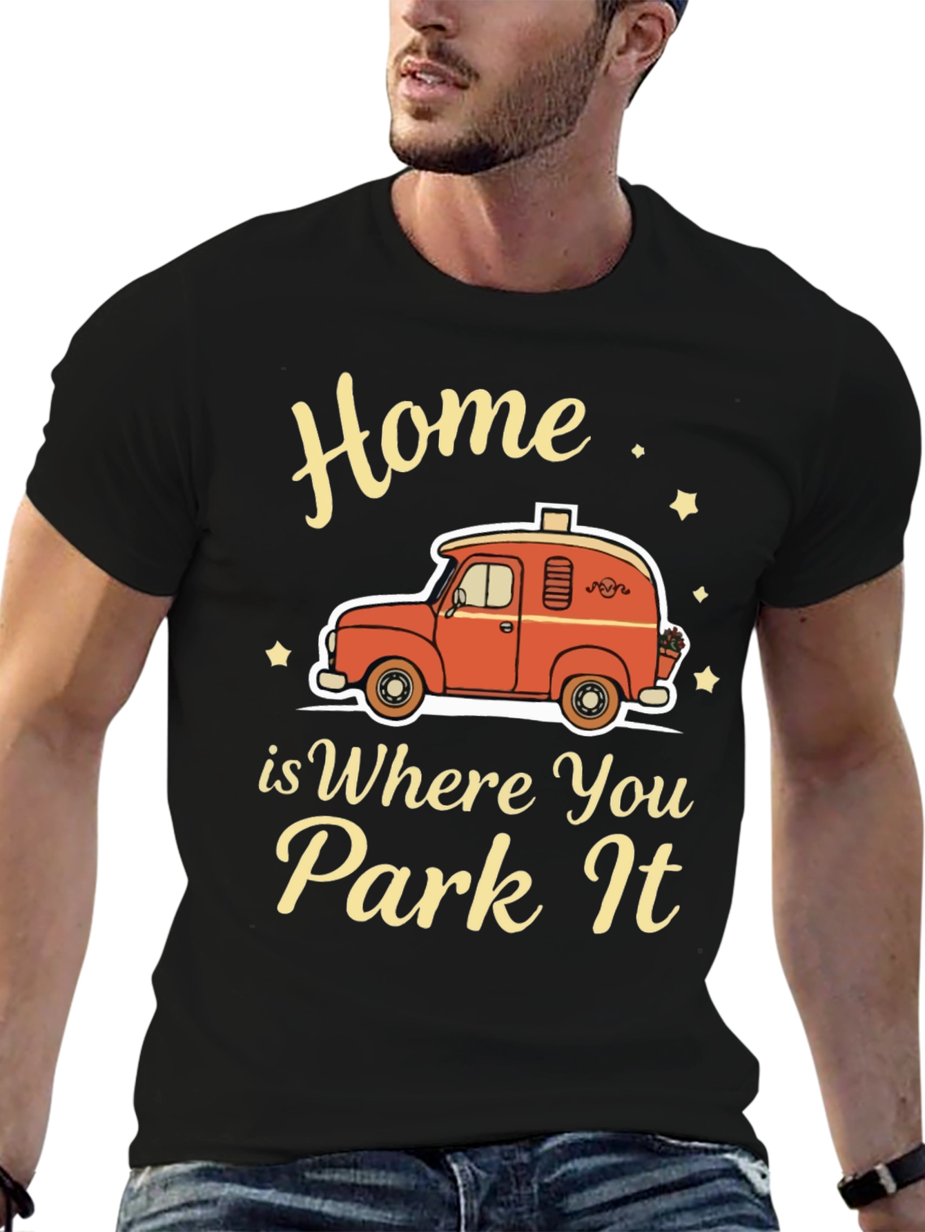 Home is Where You Park It - Camping T-Shirt