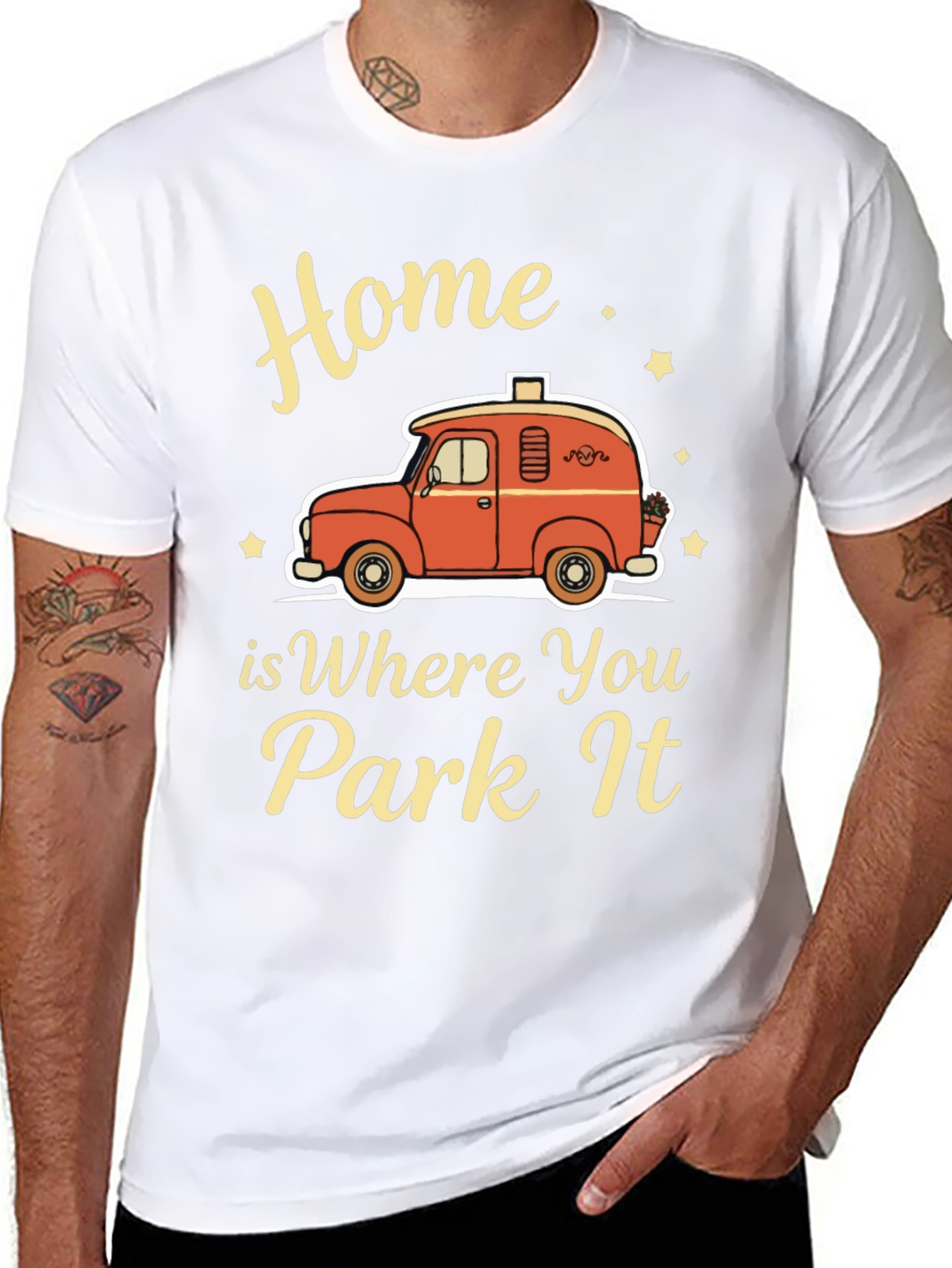 Home is Where You Park It - Camping T-Shirt