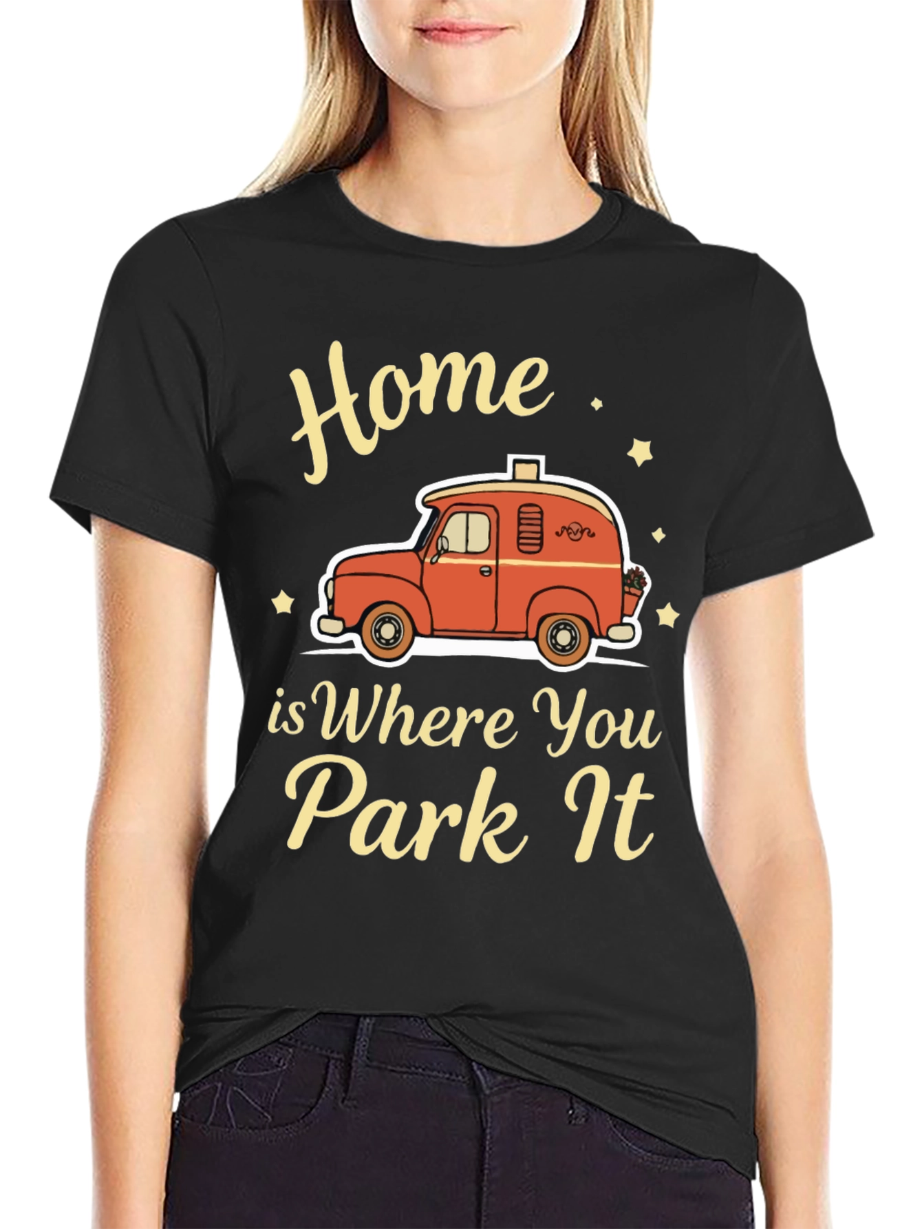 Home is Where You Park It - Camping T-Shirt