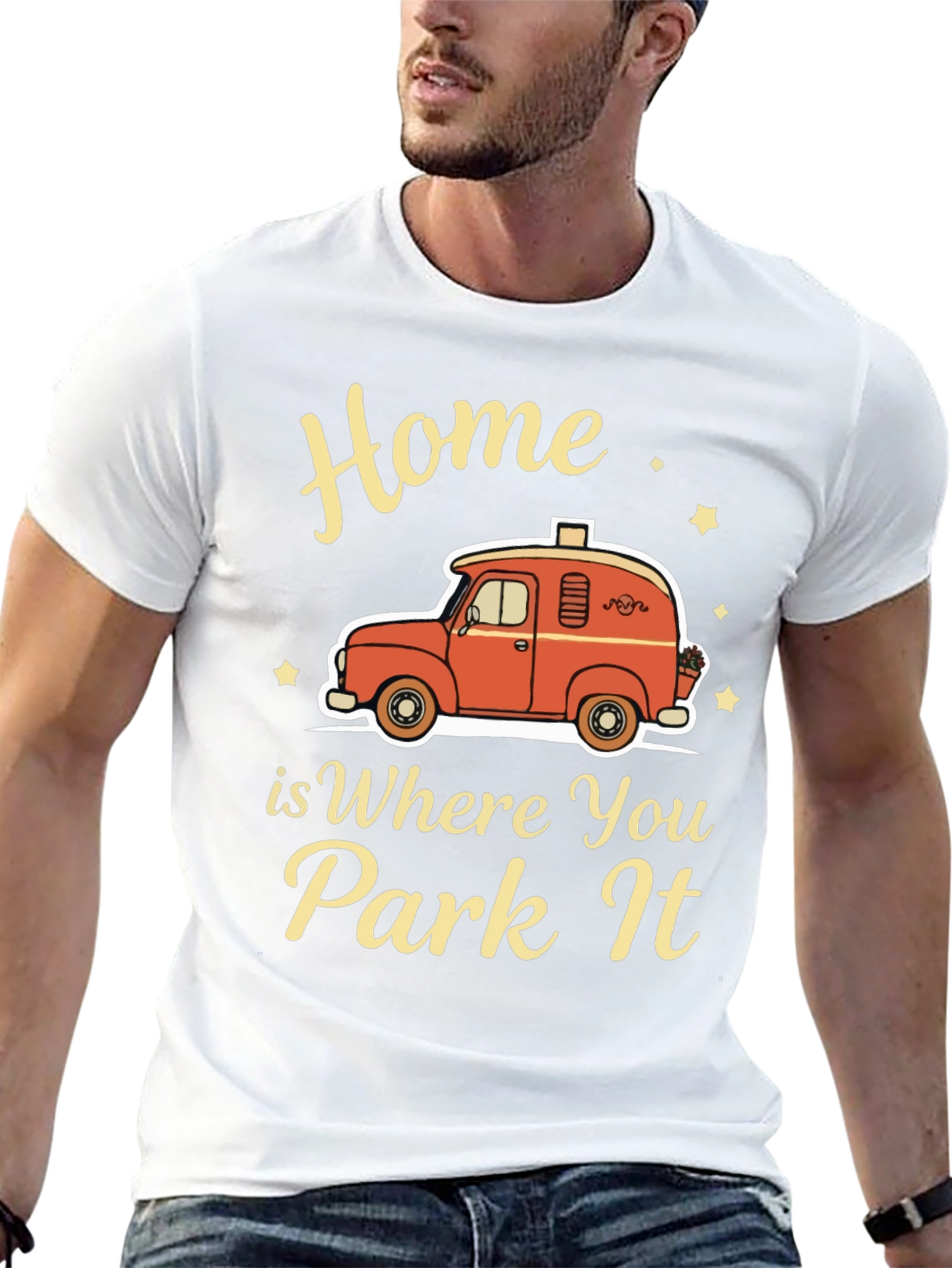 Home is Where You Park It - Camping T-Shirt