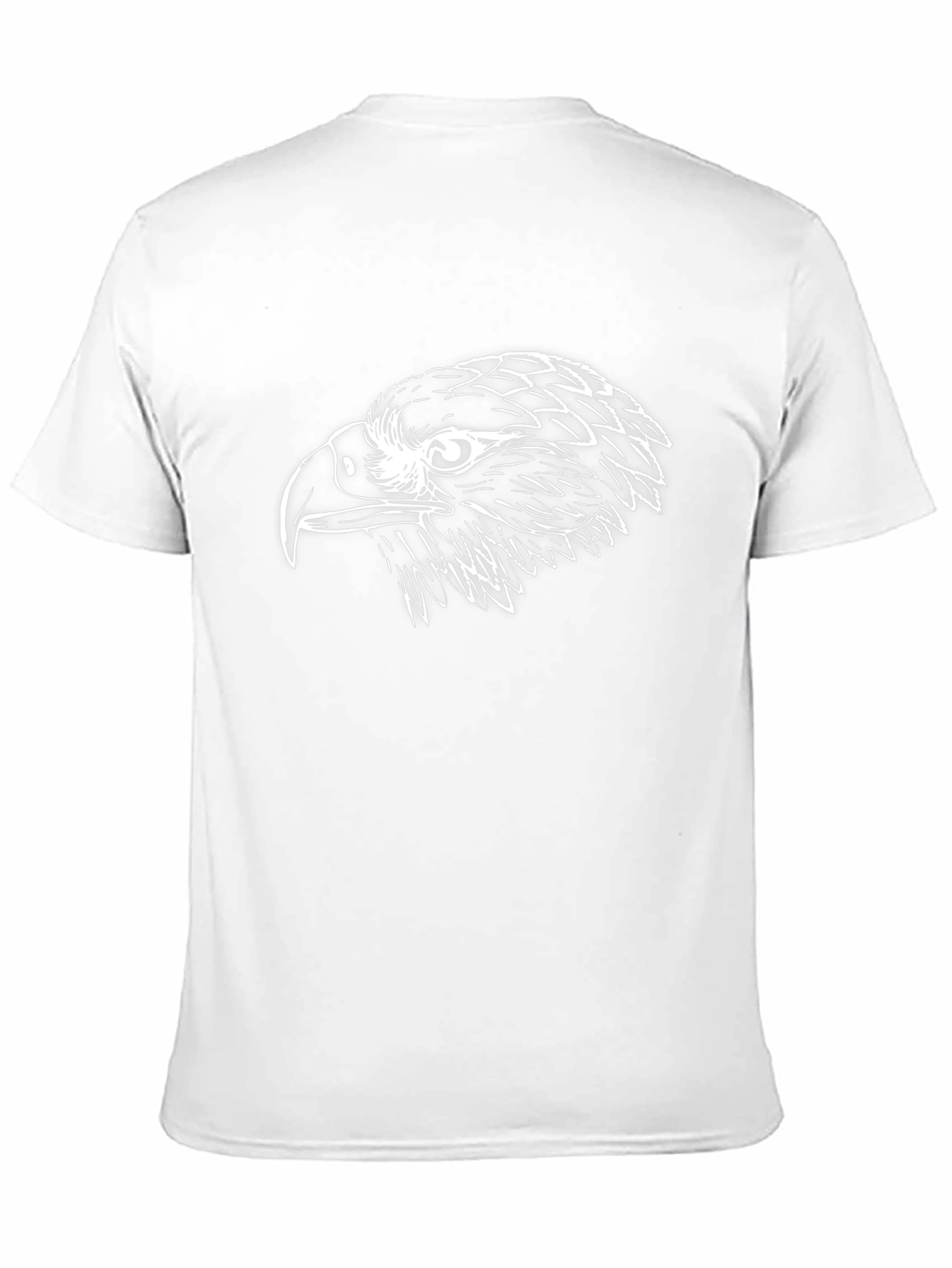 Mens Black Eagle Graphic T-Shirt
