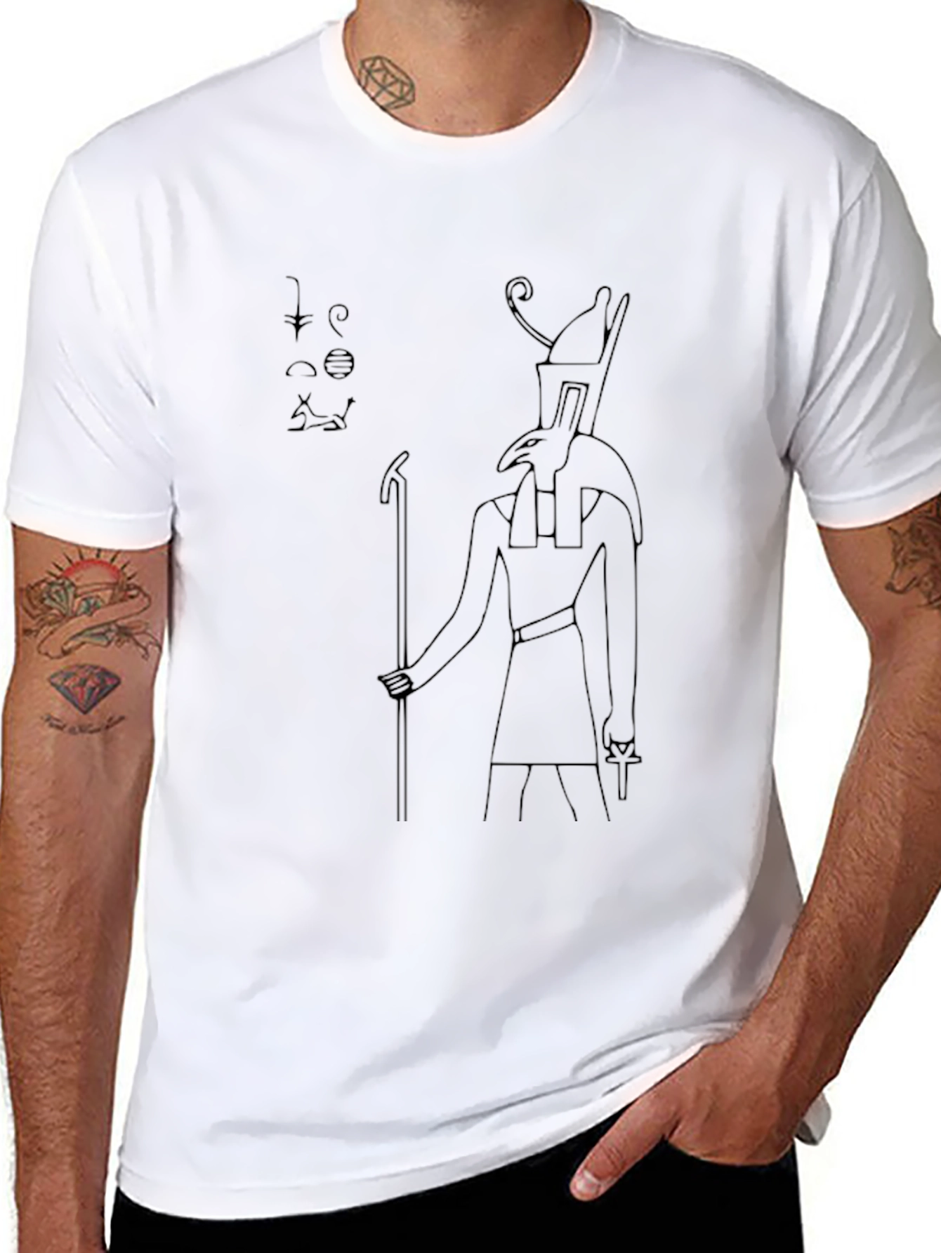 Egyptian God Thoth Graphic T-Shirt