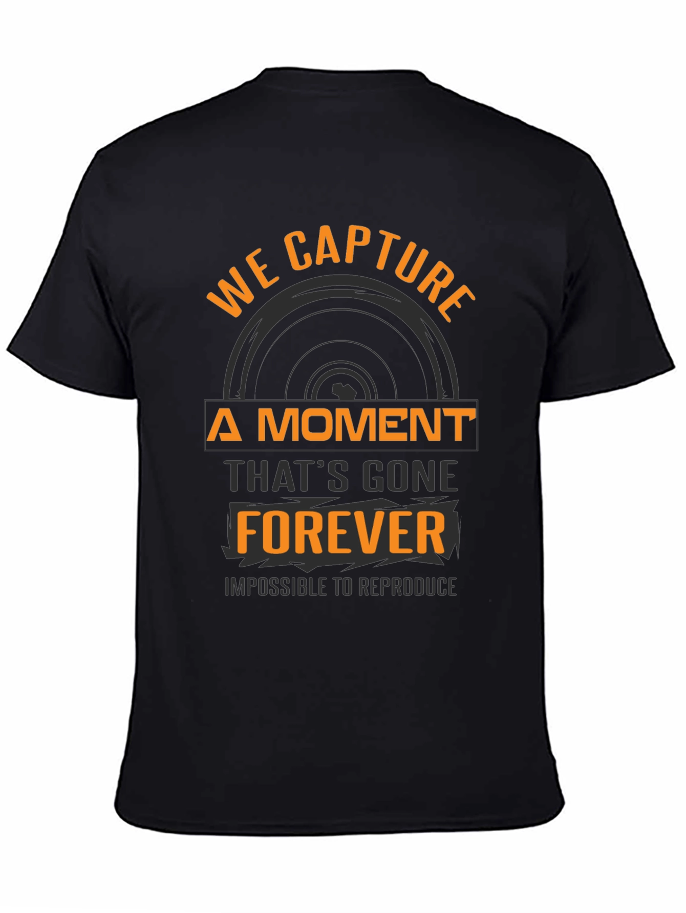 Capture the Moment Black Graphic Tee