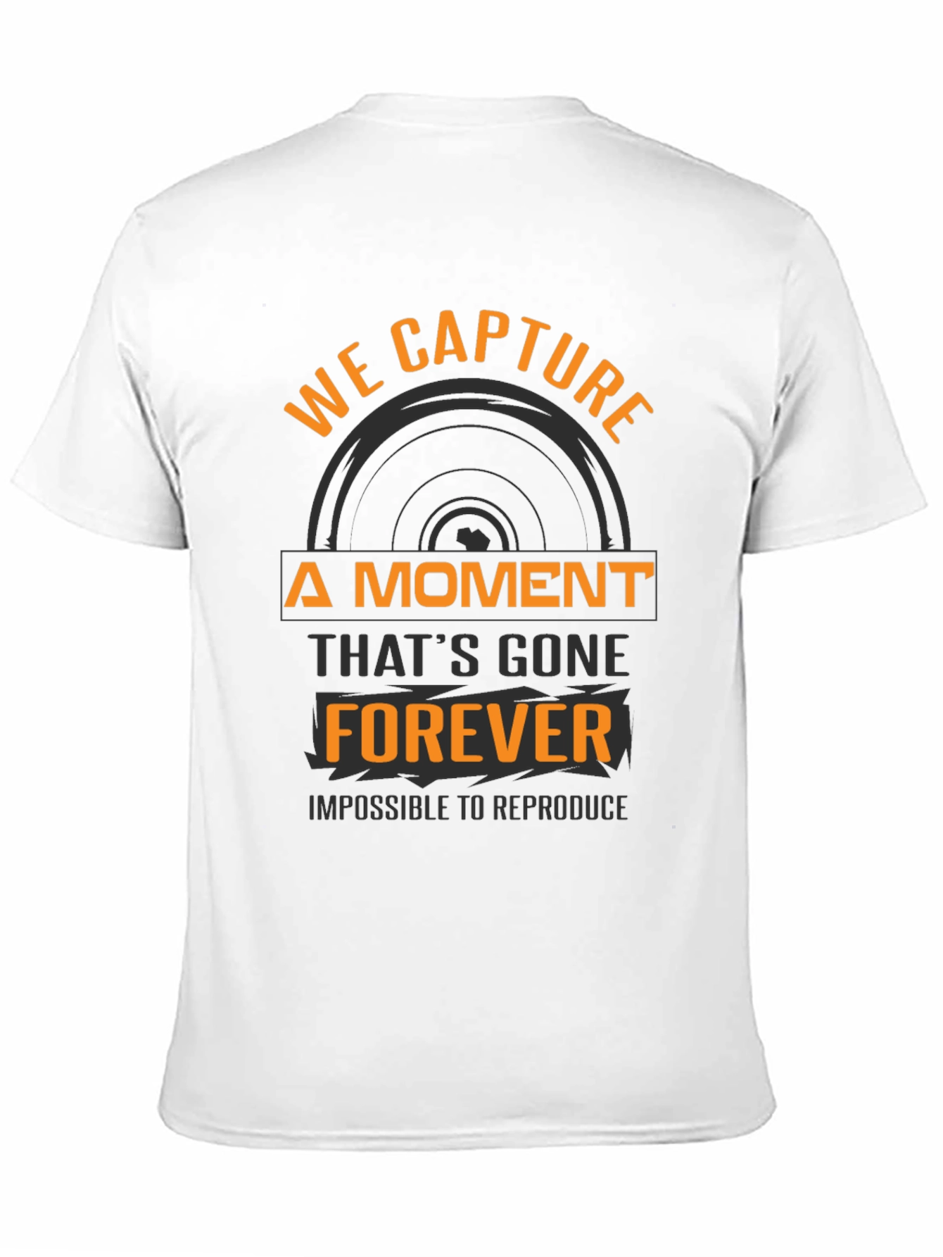 Capture the Moment Black Graphic Tee