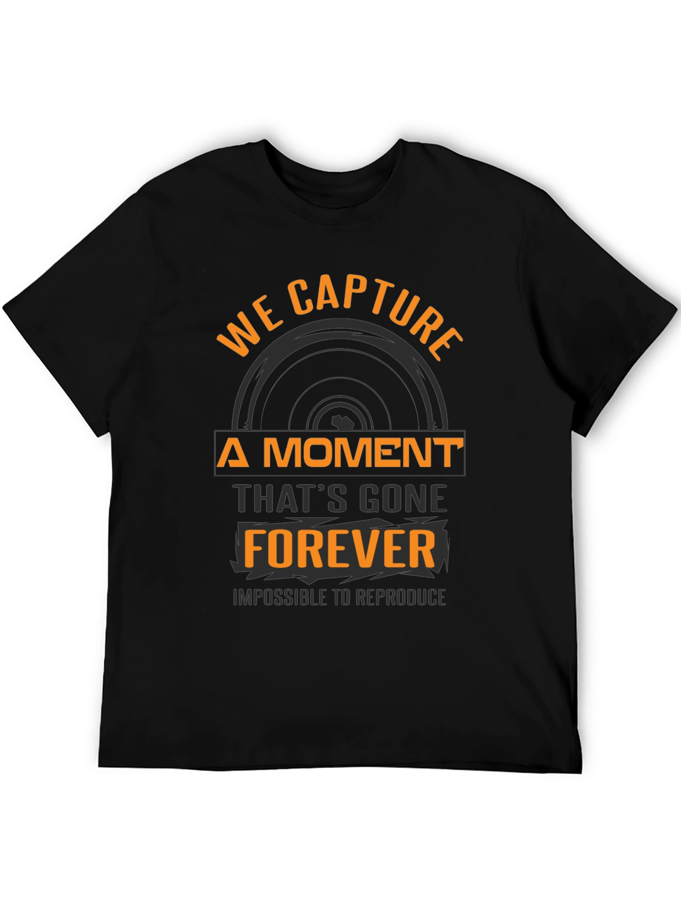 Capture the Moment Black Graphic Tee